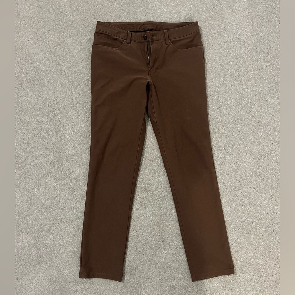 Men's Lululemon ABC Classic-Fit 5 Pocket Pant Utilitech Dark Mocha